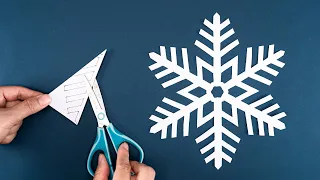 Paper Snowflake #55 - How to make Snowflakes out of paper - Christmas Crafts