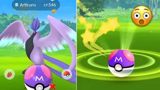 😵 Using MASTER BALL for galarian articuno but wait.....