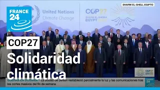 Países pobres piden justicia y solidaridad climática en el marco de la COP27 • FRANCE 24