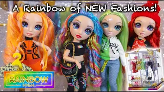 Is the Rainbow High Deluxe Fashion Closet Worth $60? *REVIEW* Over 400 Mix & Match Possibilities!