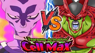 100% EZA PHY BEERUS VS CELL MAX BOSS EVENT! Dragon Ball Z Dokkan Battle