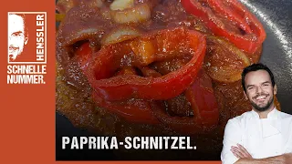 Schnelles Paprika-Schnitzel Rezept von Steffen Henssler