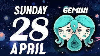 GET READY😫FOR SOME STRONG NEWS🆘😤 GEMINI ♊❤ HOROSCOPE FOR TODAY APRIL 28, 2024