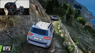GTA 5 - Off-roading with 2022 Toyota Land Cruiser and Fortuner Legender - Logitech G29 Gameplay