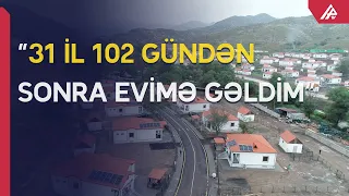 Laçının Zabux kəndinə qayıdanlar hisslərini bölüşdülər – APA TV