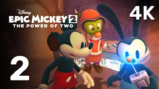 Part 2 | Epic Mickey 2: The Power of Two | 4K Walkthrough and Cutscenes | No Commentary Walkthrough
