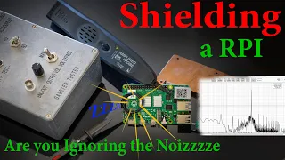 Understanding Shielding  with a Raspberry Pi in a HIFI Dac. How to Measure noise with simple tools.