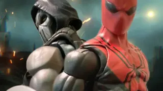 Spidershot vs Taskmaster (Stop Motion)