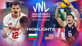 🇧🇬 BUL vs. 🇺🇸 USA - Highlights | Week 1 | Men's VNL 2024