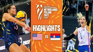 🇺🇸 USA vs. 🇷🇸 SRB - Highlights  Phase 1| Women's World Championship 2022