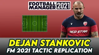 Recreate Dejan Stankovic Tactic ( Crvena Zvezda ) in Football Manager 2021