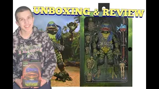 Teenage mutant ninja turtles x universal monsters Creature from the black lagoon Leonardo unboxing