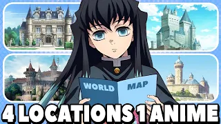 🗺️ 4 Locations 1 Anime ! Can you guess them all ? - Anime Quiz