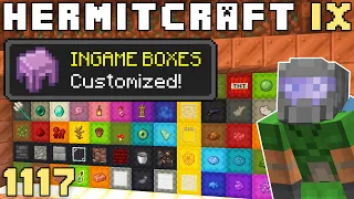 Hermitcraft IX 1117 Beautiful Boxes! - My ULTIMATE Storage System