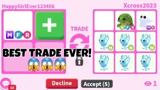 😱😛No Way! I GOT THE *BIGGEST WIN* In Adopt Me HISTORY For My VERY RARE MEGA NEON PET + WIN TRADES!