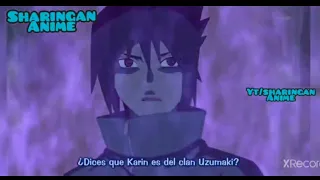 Sasuke se Entera de que Karin es del clan Uzumaki