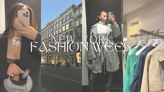 NYFW VLOG 2023 | Fashion Shows, What I Wore, Shopping, Exploring NYC, and more!