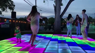 LED DANCE FLOOR ; 20’x20’  6/10/2023 Sacramento California
