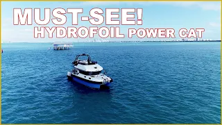 Revolutionary Ride: The Explorer 46 Hydrofoil Power Catamaran by Vandal Marine New to the US