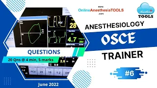 Virtual OSCE (Anesthesiology) #6 | AnesthesiaTOOLS #saneeshpj