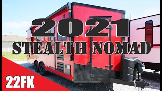 2021 Stealth Nomad 22FK Toy Hauler Travel Trailer Walkthrough, Tri State RV, Anna IL