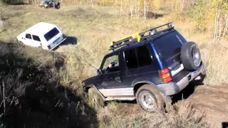 Nissan Patrol vs Mitsubishi Pajero vs Нива vs Уаз vs Hyundai ix35 Off Roading 4х4