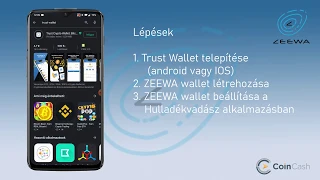 Így telepítsd a Trust kriptopénztárcát | Útmutató a Zeewa token használatához