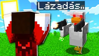 Fellázadtak Ellenem Az Állatok Minecraftban..