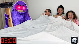 GRIMACE SHAKE do ROBLOX INVADIU NOSSA CASA AS 3:00 HORAS DA MANHÃ @ValentinaPontesGames