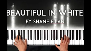 Beautiful in White by Shane Filan piano cover + sheet music