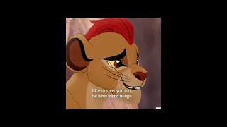 Kion meets Rani as cubs (FANMADE)