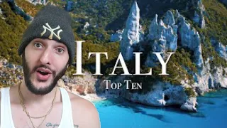 AMERICAN Reacts To Top 10 Places To Visit In Italy - 4K Travel Guide