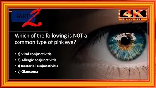 Quiz on Pink Eye Infection | Part 2 | #medisciquizzes #eyeinfection