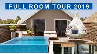 Maldives - LUX* South Ari Atoll Room Tour 2019 - Romantic Pool Water Villa