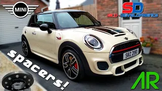 FORGED WHEEL SPACERS INSTALL! | SICO DEVELOPMENTS BLACK SERIES | MINI COOPER S JCW