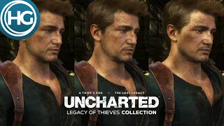 Uncharted: Legacy of Thieves Collection - PS5 vs PS4 Comparison 4K