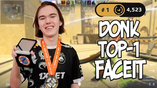 DONK TOP-1 FACEIT! ДОНК ИГРАЕТ НА МИРАЖЕ!