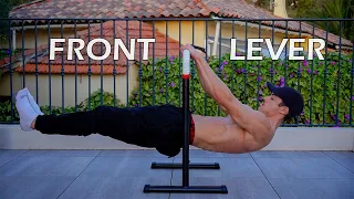 HOW to FRONT LEVER - Best progressions