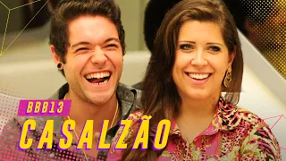 ANDRESSA E NASSER: CASAMENTO E MUITOS TAPAS E BEIJOS ❤️😂 | BIG BROTHER BRASIL 13