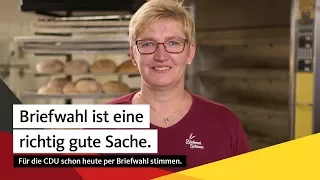 Briefwahl ist eine richtig gute Sache.