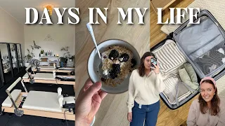 DAYS IN MY LIFE: pilates, clothing haul, packing + prepping for the USA! ✈️