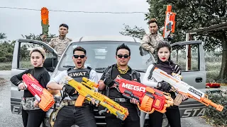 LTT Nerf War : Captain SEAL X Warriors Nerf Guns Fight Crime Dr Lee Illegal Transactions