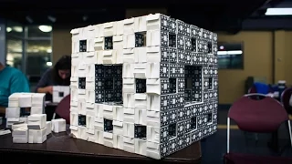 Mega Menger: Building a Menger Sponge at MIT