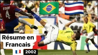 Brésil 5-2 Costa Rica Résumé en Français TF1 🇫🇷Coupe Du Monde 2002
