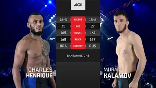 Чарльз Энрике vs. Мурад Каламов | Charles Henrique vs. Murad Kalamov | ACA 158