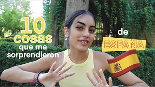 10 cosas que me SORPRENDIERON de ESPAÑA / viniendo de USA