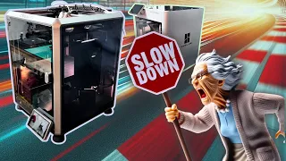 Should you slow down your fast Creality K1 or Bambu X1C Printer?