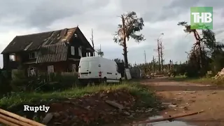 🌪 Последствия урагана в Тверской области | ТНВ