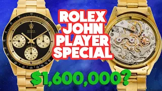 ULTRA RARE ROLEX PAUL NEWMAN DAYTONA GOES TO AUCTION - John Player Special Could Sell For Over $1.5m