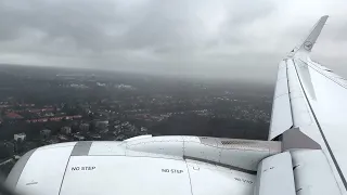 *STORMY* Lufthansa A321neo landing at Hamburg Airport „Storm Ylenia“